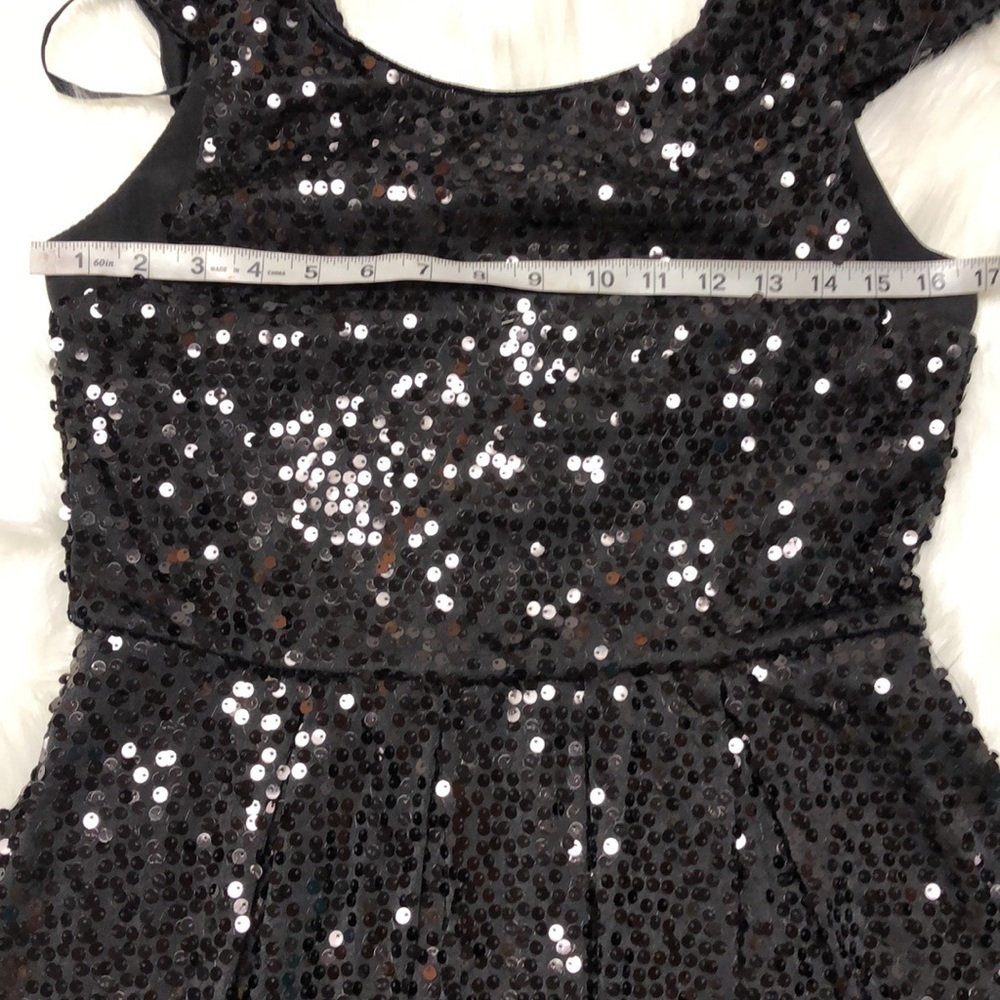 LBD Delia’s Black sequined special occasion dress - Picture 7 of 10